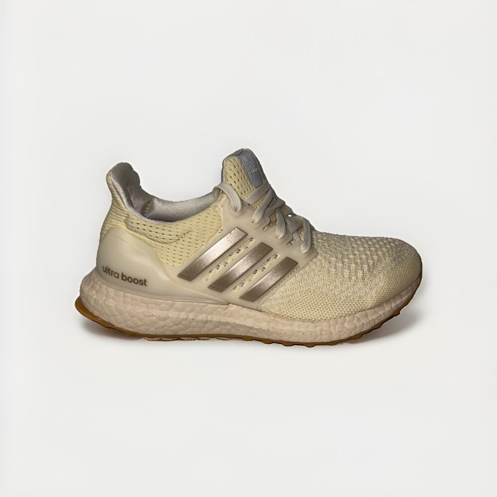 adidas Ultra Boost 1.0 Off White Cyber Metallic Warm Vanilla Womens SZ5 JS1265